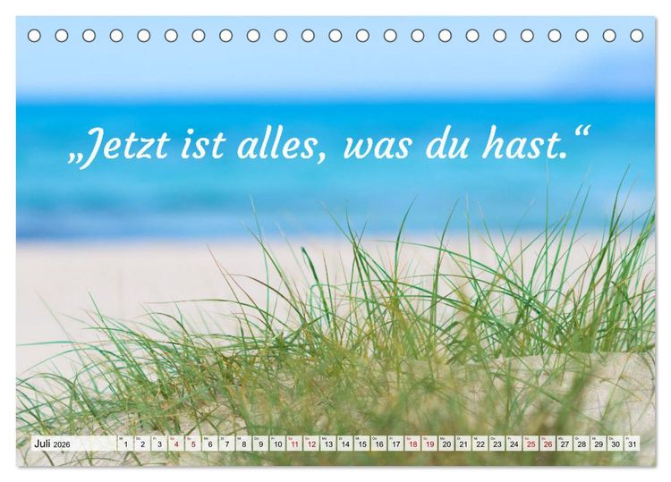 Produktbild: Und der Zen-Meister sprach (Tischkalender 2026 DIN A5 quer), CALVENDO Monatskalender