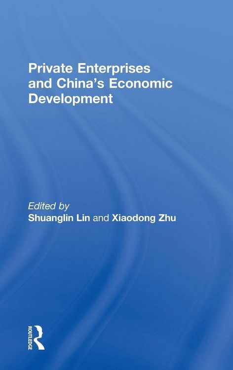 Produktbild: Private Enterprises and China's Economic Development