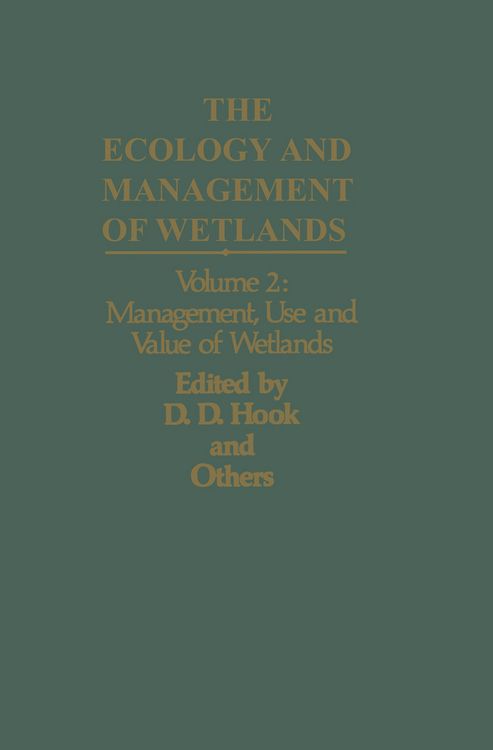 Produktbild: The Ecology and Management of Wetlands