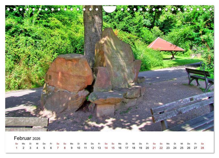 Produktbild: Heidelberg - Heiligenberg und Philosophenweg (Wandkalender 2026 DIN A4 quer), CALVENDO Monatskalender