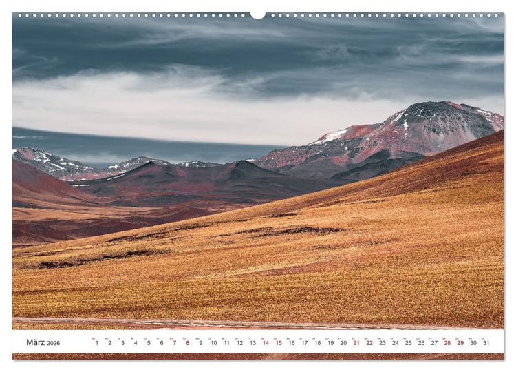Produktbild: Chile - Die stille Kraft der Atacama (hochwertiger Premium Wandkalender 2026 DIN A2 quer), Kunstdruck in Hochglanz