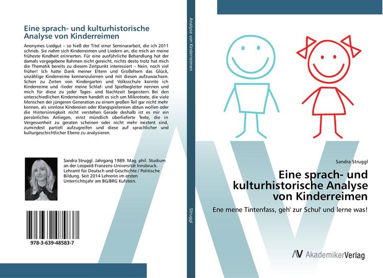 Produktbild: Eine sprach- und kulturhistorische Analyse von Kinderreimen