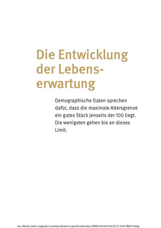 Produktbild: Longevity-Coaching erlernen und gezielt anwenden
