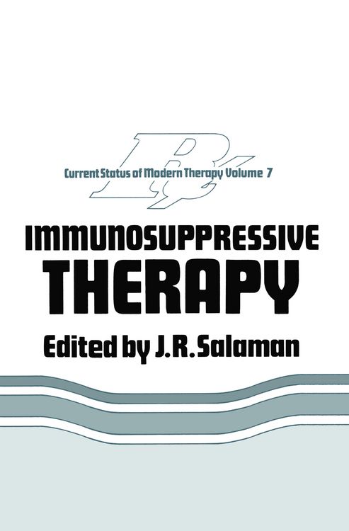 Produktbild: Immunosuppressive Therapy