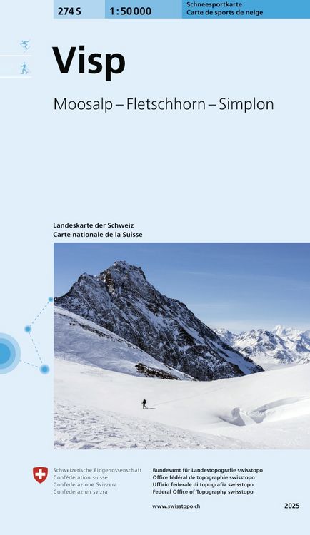 Produktbild: 274S Visp Schneesportkarte