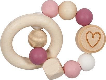 Produktbild: Goki 65244 - Greifling Elastik Herz