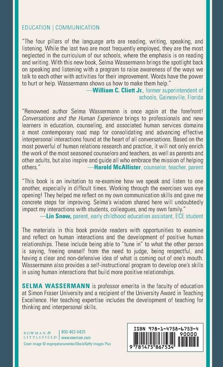 Produktbild: Conversations and the Human Experience