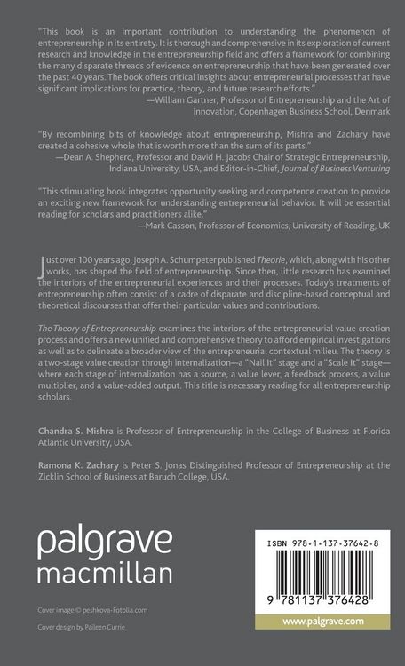 Produktbild: The Theory of Entrepreneurship