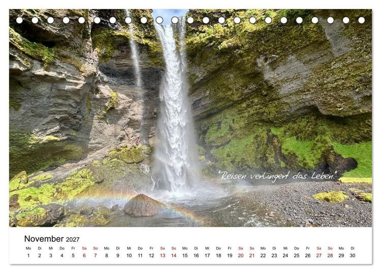Produktbild: Islandherzen (Tischkalender 2027 DIN A5 quer), CALVENDO Monatskalender