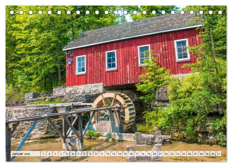 Produktbild: Faszination Kanada - Ontario (Tischkalender 2026 DIN A5 quer), CALVENDO Monatskalender