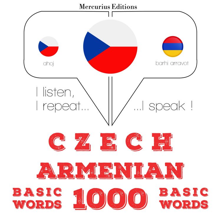 Produktbild: Če&scaron;tina - arm&eacute;n&scaron;tina: 1000 z&aacute;kladn&iacute;ch slov