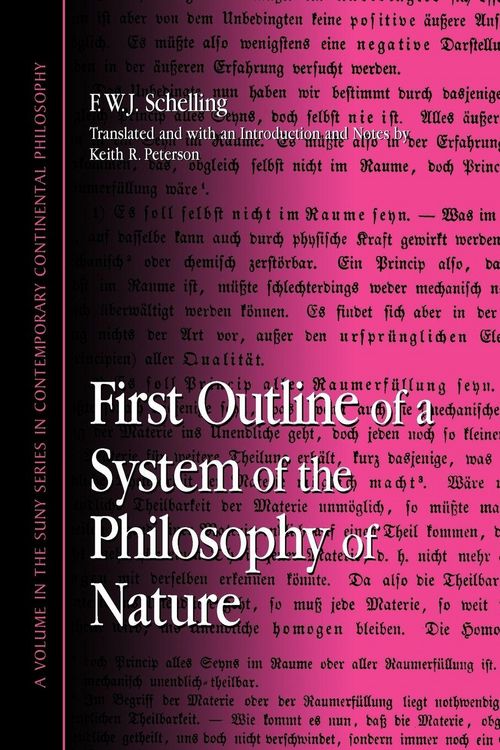 Produktbild: First Outline of a System of the Philosophy of Nature