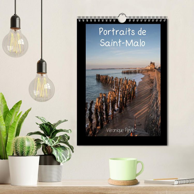 Produktbild: Portraits de Saint-Malo (Calendrier mural 2026 DIN A4 horizontal), CALVENDO calendrier mensuel