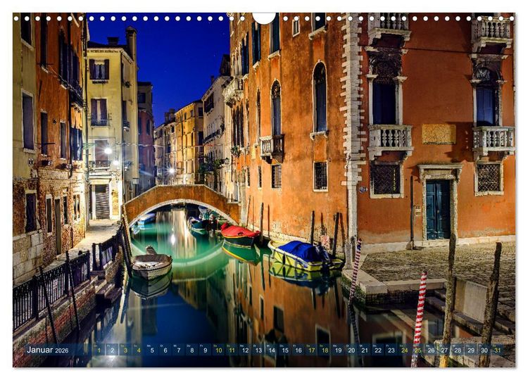 Produktbild: Venedig - eine Stadt f&uuml;r Tr&auml;umer (Wandkalender 2026 DIN A3 quer), CALVENDO Monatskalender