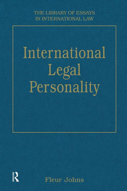 Produktbild: International Legal Personality