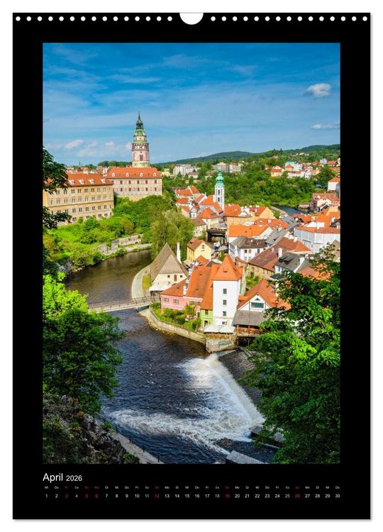 Produktbild: Cesky Krumlov Krumau (Wandkalender 2026 DIN A3 hoch), CALVENDO Monatskalender