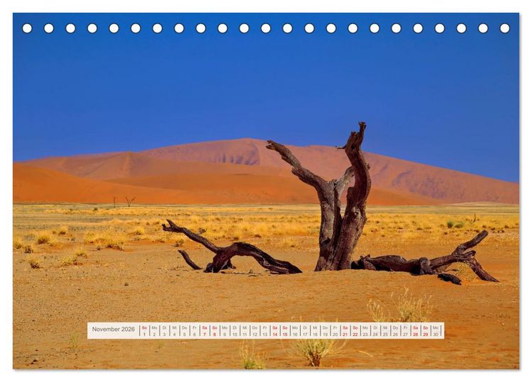 Produktbild: Namibia &ndash; Farben des Lebens (Tischkalender 2026 DIN A5 quer), CALVENDO Monatskalender