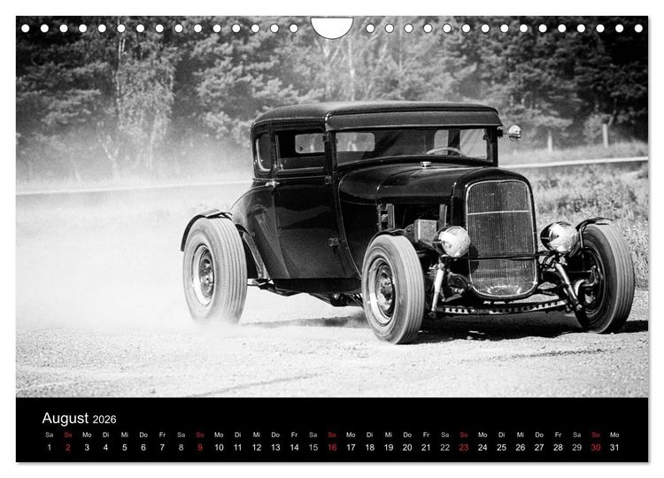 Produktbild: Hot Rods (Wandkalender 2026 DIN A4 quer), CALVENDO Monatskalender