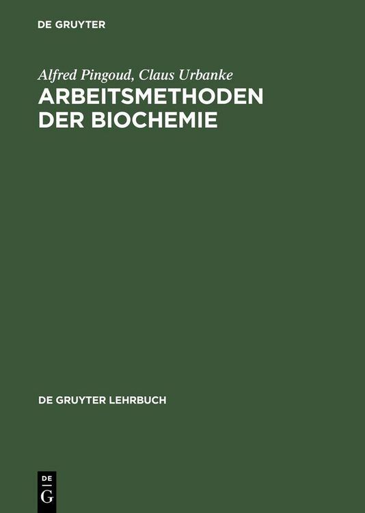 Produktbild: Arbeitsmethoden der Biochemie