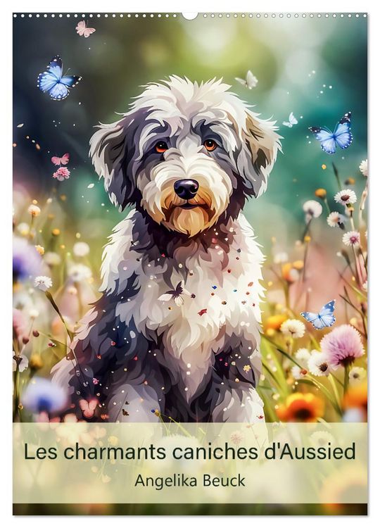 Produktbild: Les charmants caniches d'Aussied - Angelika Beuck (Calendrier mural 2026 DIN A2 horizontal), CALVENDO calendrier mensuel