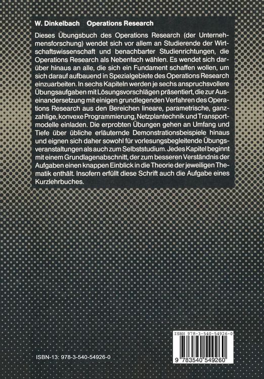 Produktbild: Operations Research