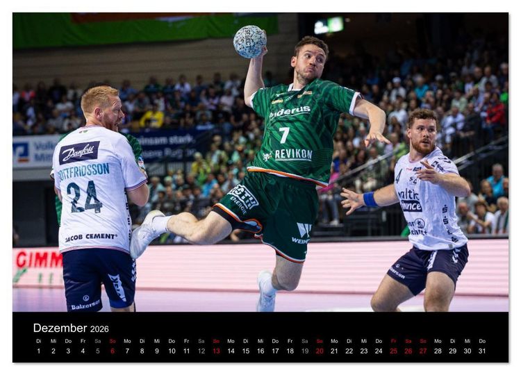 Produktbild: Kalender - HSG Wetzlar Handball Bundesliga Saison 2025/2026 (Wandkalender 2026 DIN A3 quer), CALVENDO Monatskalender
