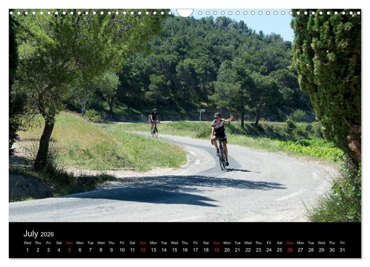 Produktbild: Mont Ventoux by race bike (Wall Calendar 2026 DIN A3 landscape), CALVENDO 12 Month Wall Calendar