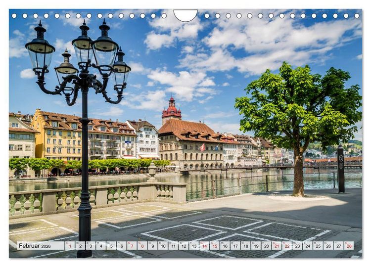 Produktbild: LUZERN Idyllische Impressionen (Wandkalender 2026 DIN A4 quer), CALVENDO Monatskalender