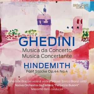 Produktbild: Ghedini-Hindemith:Musica Da Concerto