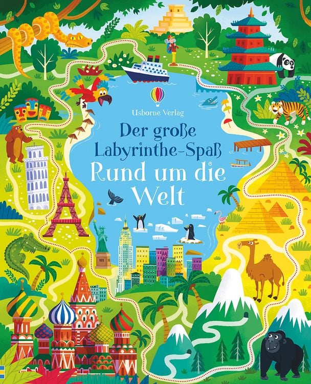 Produktbild: Der gro&szlig;e Labyrinthe-Spa&szlig;: Rund um die Welt