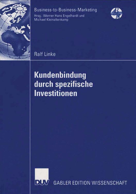 Produktbild: Kundenbindung durch spezifische Investitionen