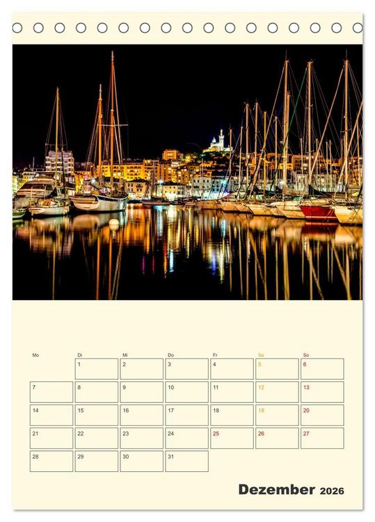 Produktbild: Segeln bis zum Horizont (Tischkalender 2026 DIN A5 hoch), CALVENDO Monatskalender