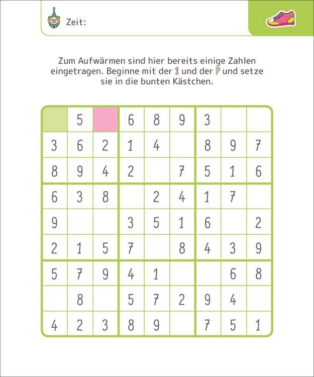 Produktbild: Sudokus f&uuml;r clevere Kids 7+ [gelb]