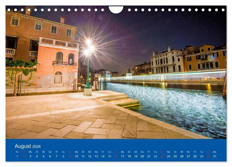 Produktbild: Mein lautloses Venedig (Wandkalender 2026 DIN A4 quer), CALVENDO Monatskalender