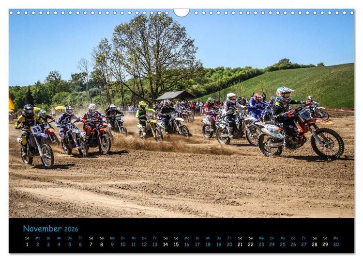 Produktbild: MX Racing 2026 (Wandkalender 2026 DIN A3 quer), CALVENDO Monatskalender