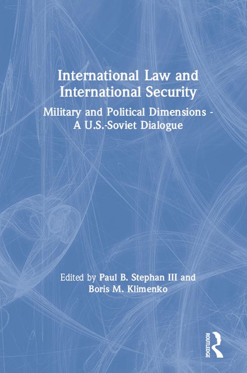 Produktbild: International Law and International Security