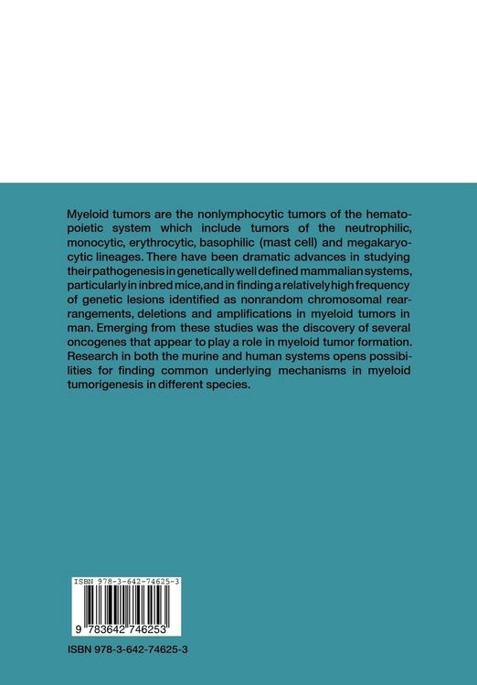 Produktbild: Mechanisms in Myeloid Tumorigenesis 1988