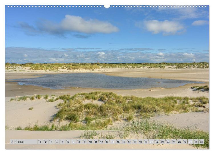 Produktbild: Wundersch&ouml;nes Amrum (hochwertiger Premium Wandkalender 2026 DIN A2 quer), Kunstdruck in Hochglanz