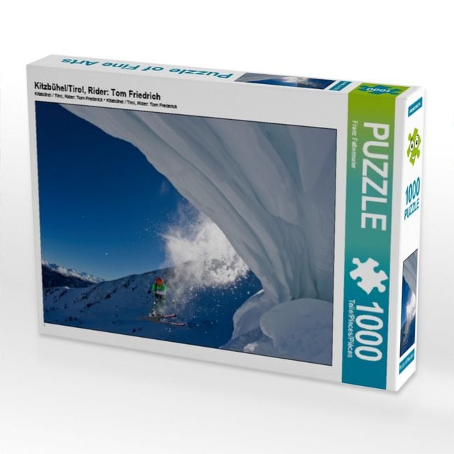 Produktbild: CALVENDO Puzzle Kitzb&uuml;hel/Tirol, Rider: Tom Friedrich | 1000 Teile Lege-Gr&ouml;&szlig;e 64x48cm Foto-Puzzle f&uuml;r gl&uuml;ckliche Stunden