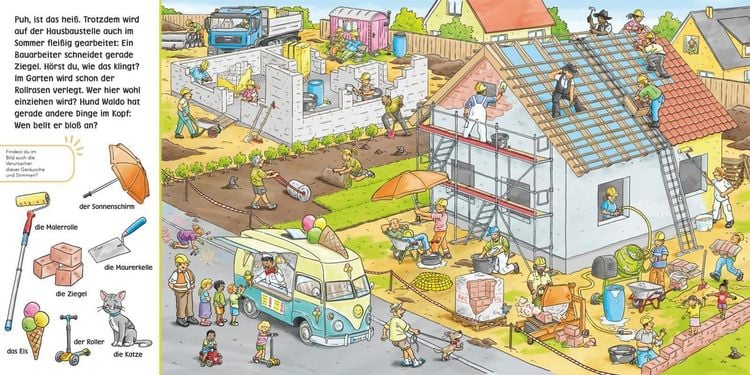 Produktbild: H&ouml;r mal (Soundbuch): Wimmelbuch: Baustelle