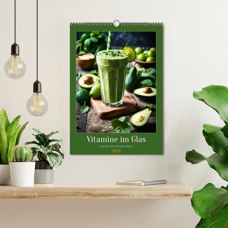 Produktbild: Vitamine im Glas - Gesunde Smoothie Kreationen (Wandkalender 2026 DIN A3 hoch), CALVENDO Monatskalender