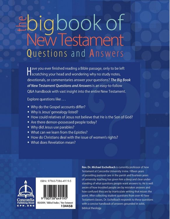 Produktbild: Big Book of New Testament Questions and Answers