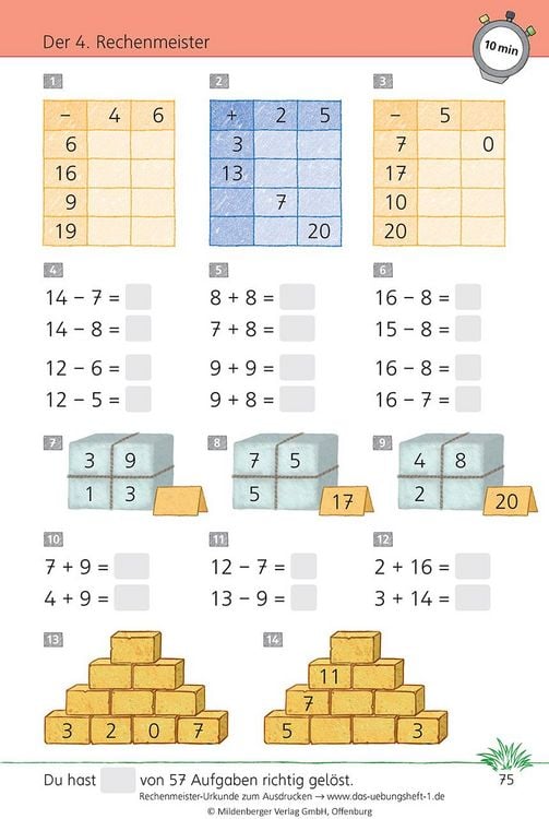 Das Übungsheft Mathematik 1 - Überarbeitete Neuauflage