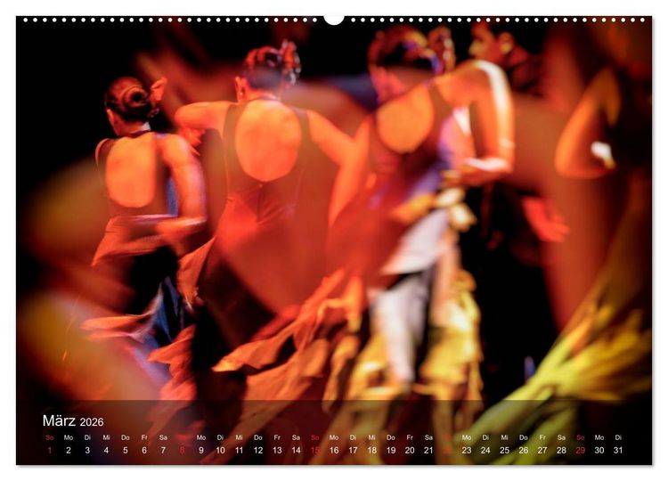 Produktbild: Flamenco - Tanz der Leidenschaft (Wandkalender 2026 DIN A2 quer), CALVENDO Monatskalender
