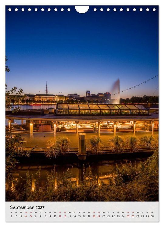Produktbild: Hamburg - Hanseatische Eleganz (Wandkalender 2027 DIN A4 hoch), CALVENDO Monatskalender
