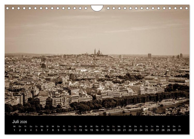 Produktbild: Paris (Wandkalender 2026 DIN A4 quer), CALVENDO Monatskalender