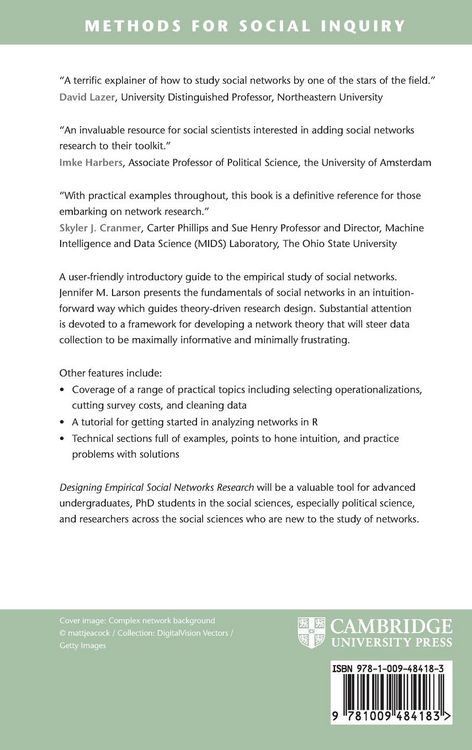 Produktbild: Designing Empirical Social Networks Research