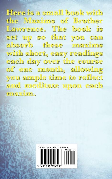 Produktbild: Spiritual Maxims of Brother Lawrence