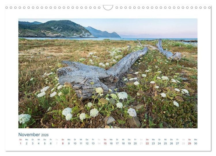 Produktbild: Korsika 2026 (Wandkalender 2026 DIN A3 quer), CALVENDO Monatskalender