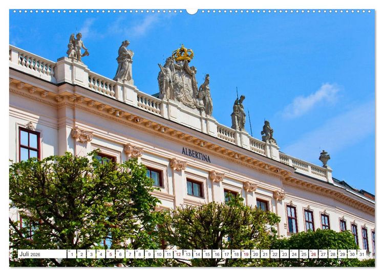 Produktbild: Sch&ouml;ne Gr&uuml;&szlig;e aus Wien (Wandkalender 2026 DIN A2 quer), CALVENDO Monatskalender